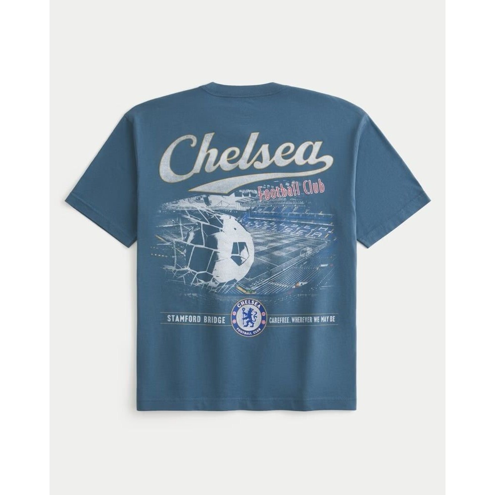 New With Tags Hollister Chelsea Relaxed Graphic Tee